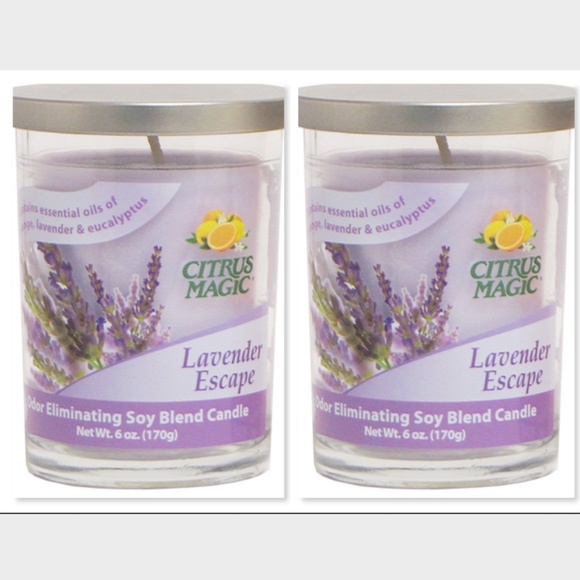 2 SET ODOR ELIMINATING SOY BLEND CANDLES - Picture 2 of 2